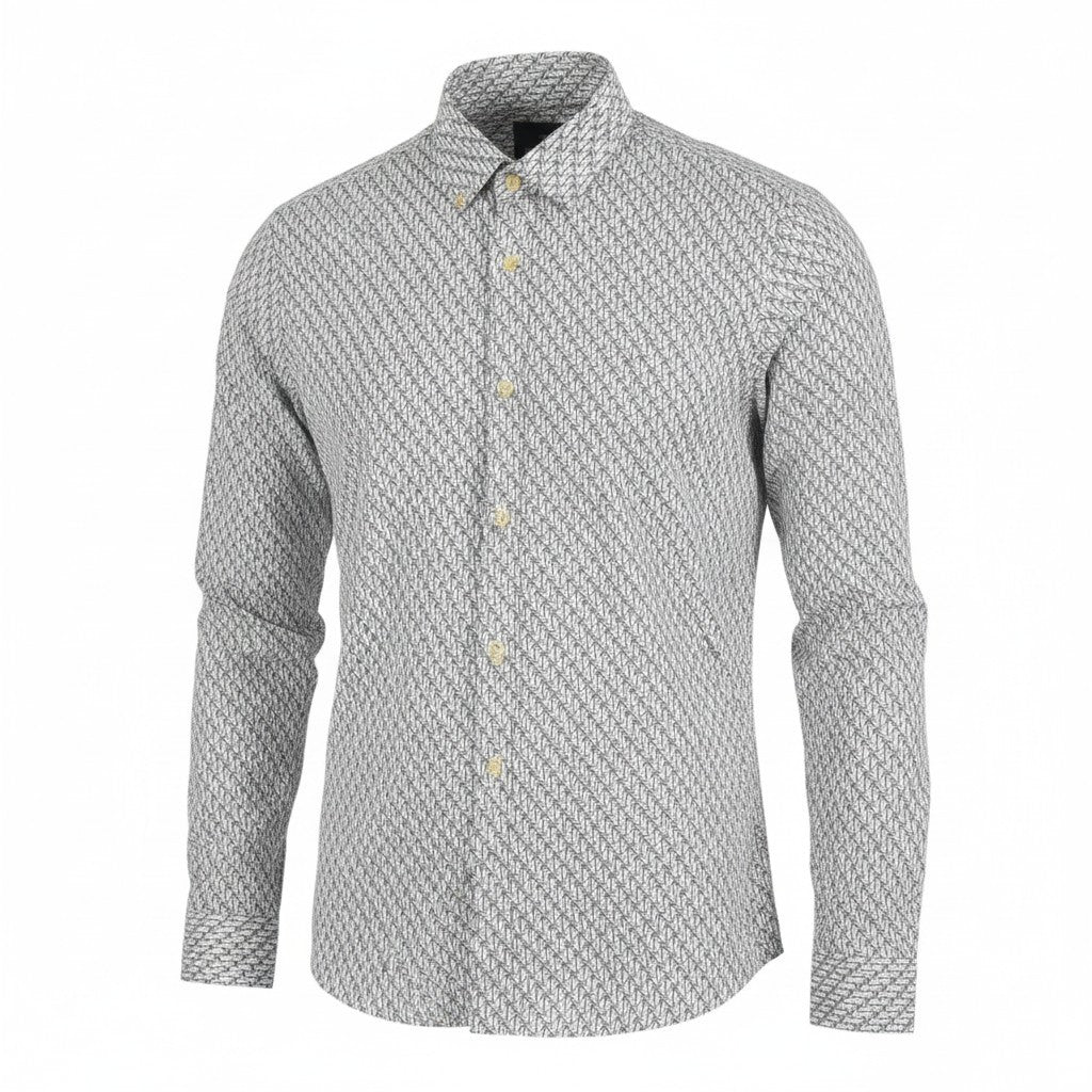 Chemise en coton grise