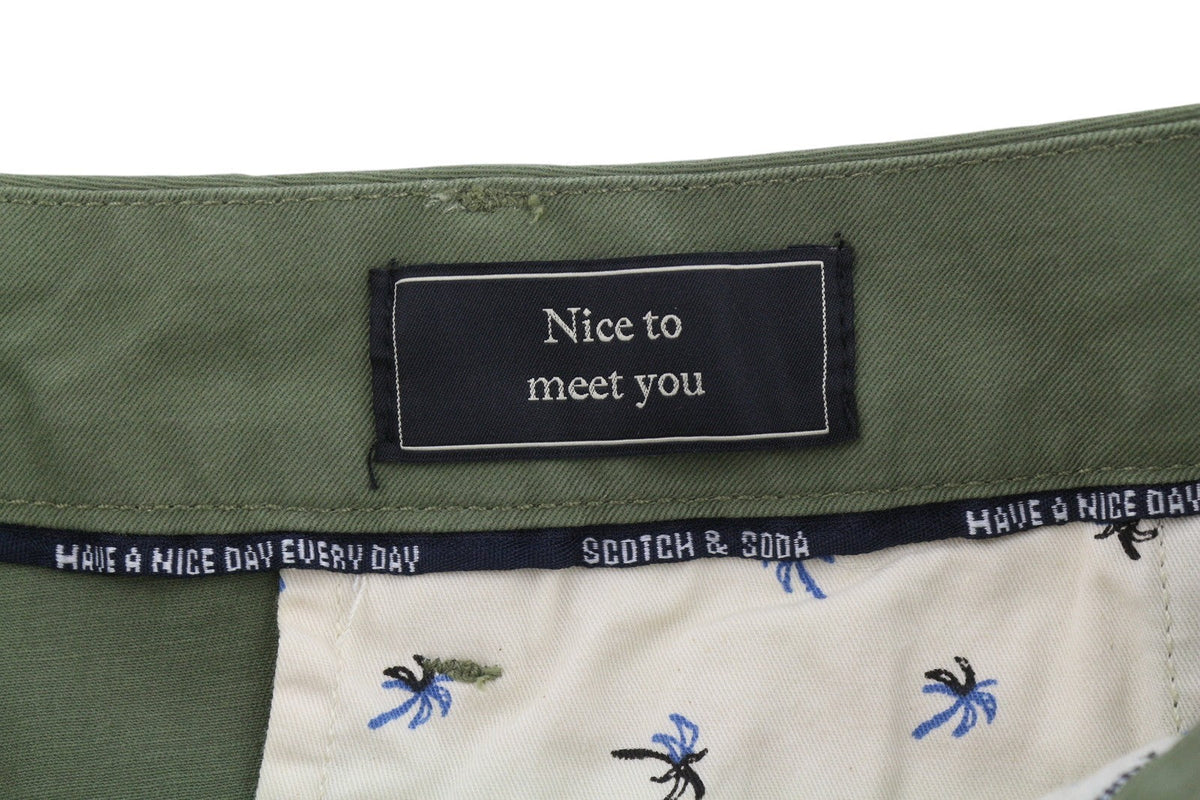 Green Cotton Trousers