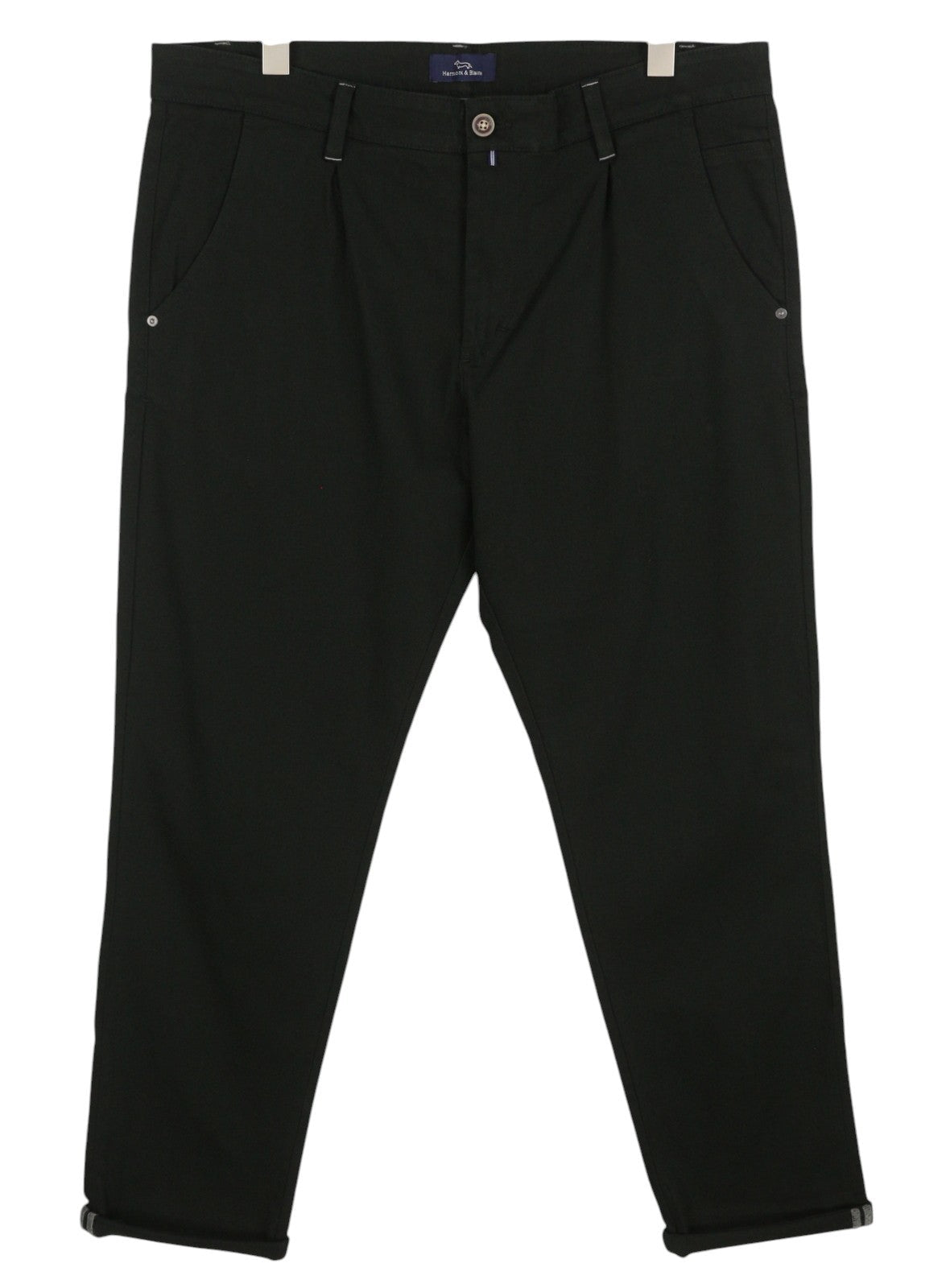 Black Cotton Trousers