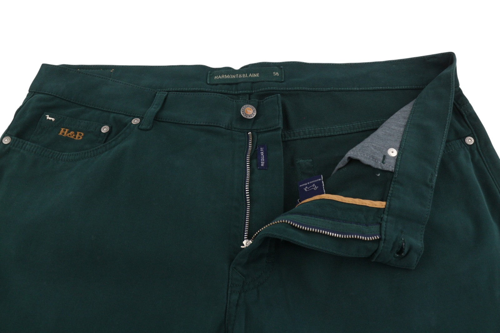 Green Cotton Trousers