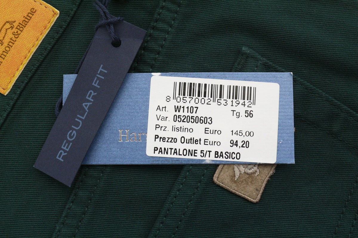 Green Cotton Trousers
