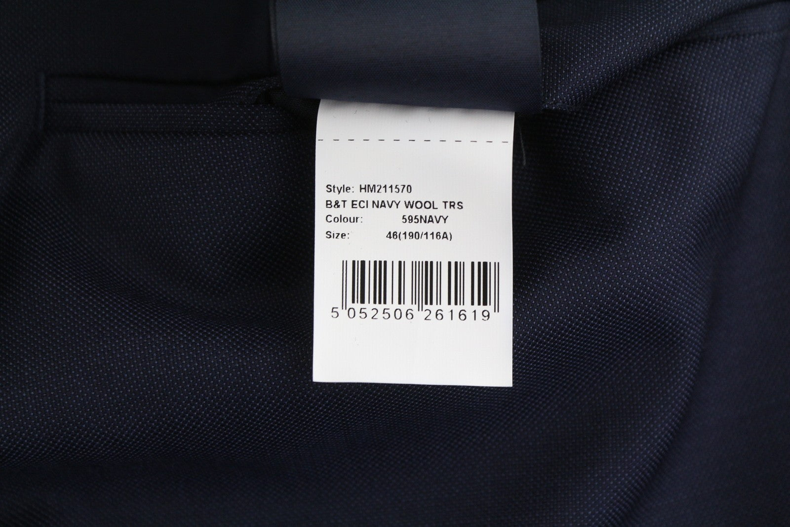 Blue Wool Trousers