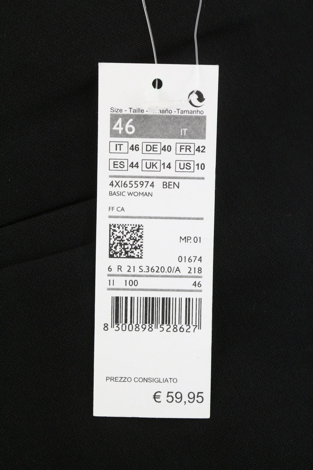 Black Polyester Trousers