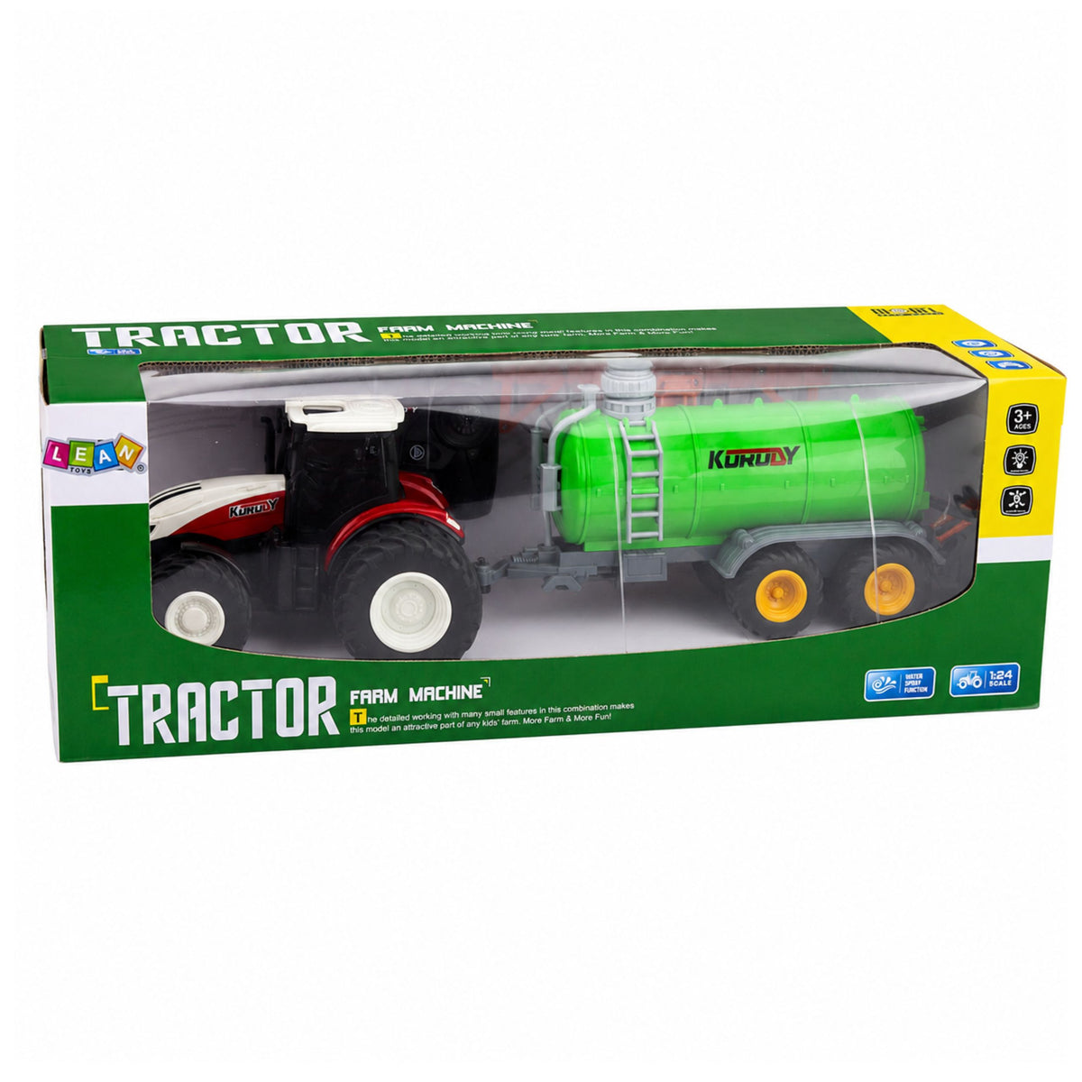 Remote-controlled Agricultural Tractor With Liquid Fertilizer Sprayer 1:24