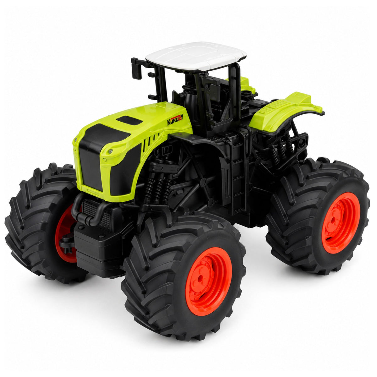High Agricultural Tractor With Tipper Trailer Remote Controlled Rc 1:16