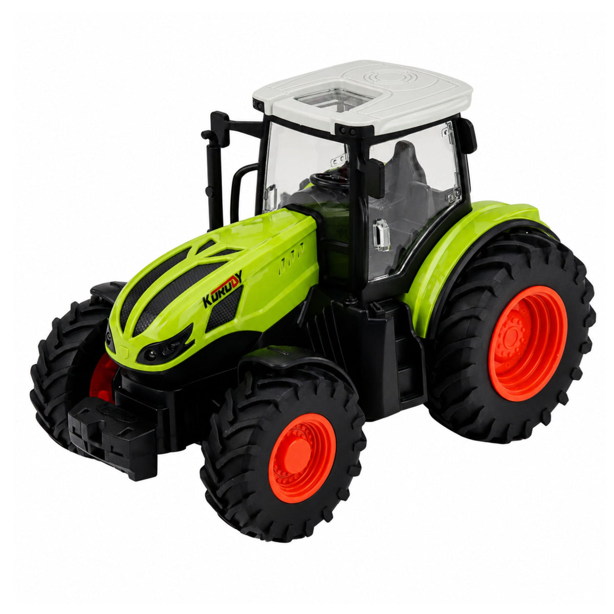 Remote Controlled Rc Agricultural Tractor With Tipper Trailer Green 1:24
