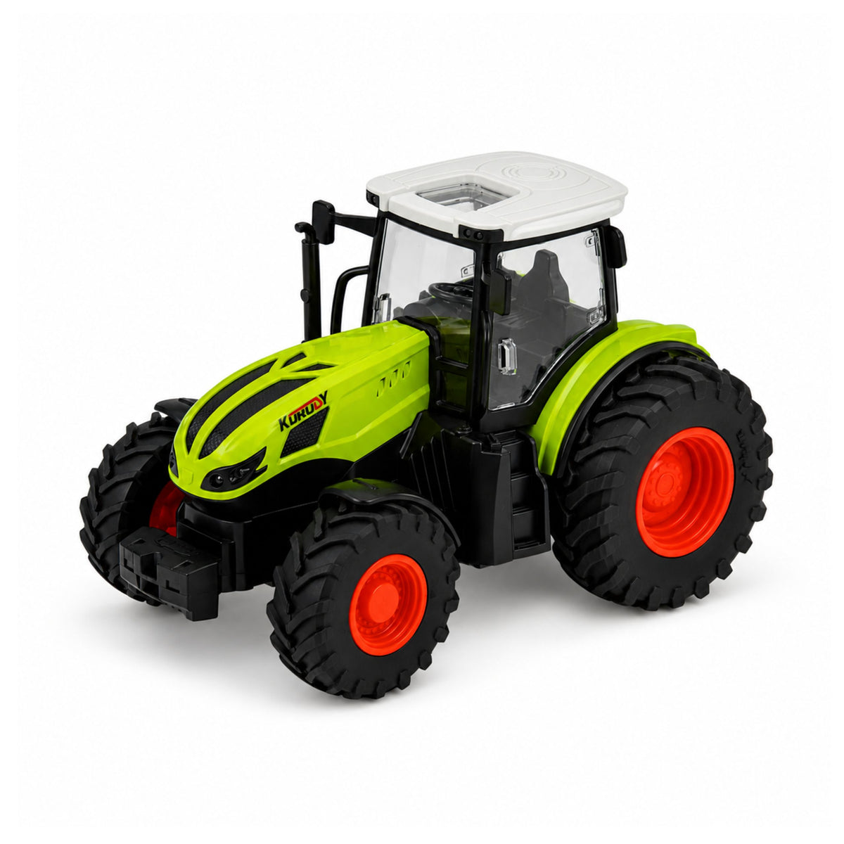 Remote Controlled Rc Agricultural Tractor With Tipper Trailer And Lights 1:24