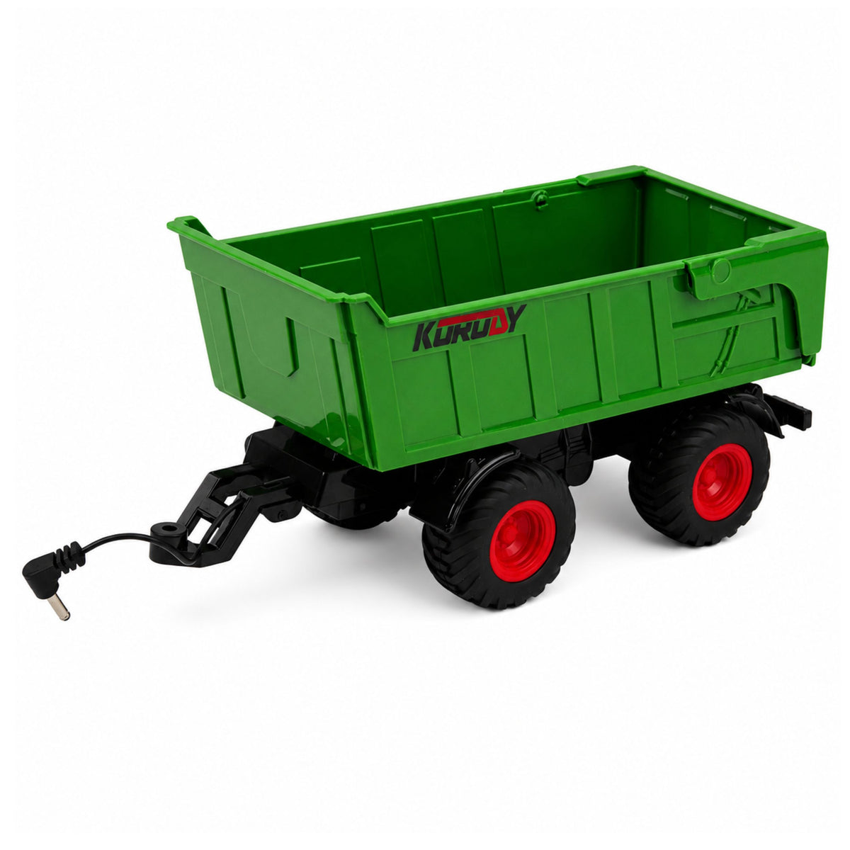 Remote Controlled Rc Agricultural Tractor With Tipper Trailer And Lights 1:24