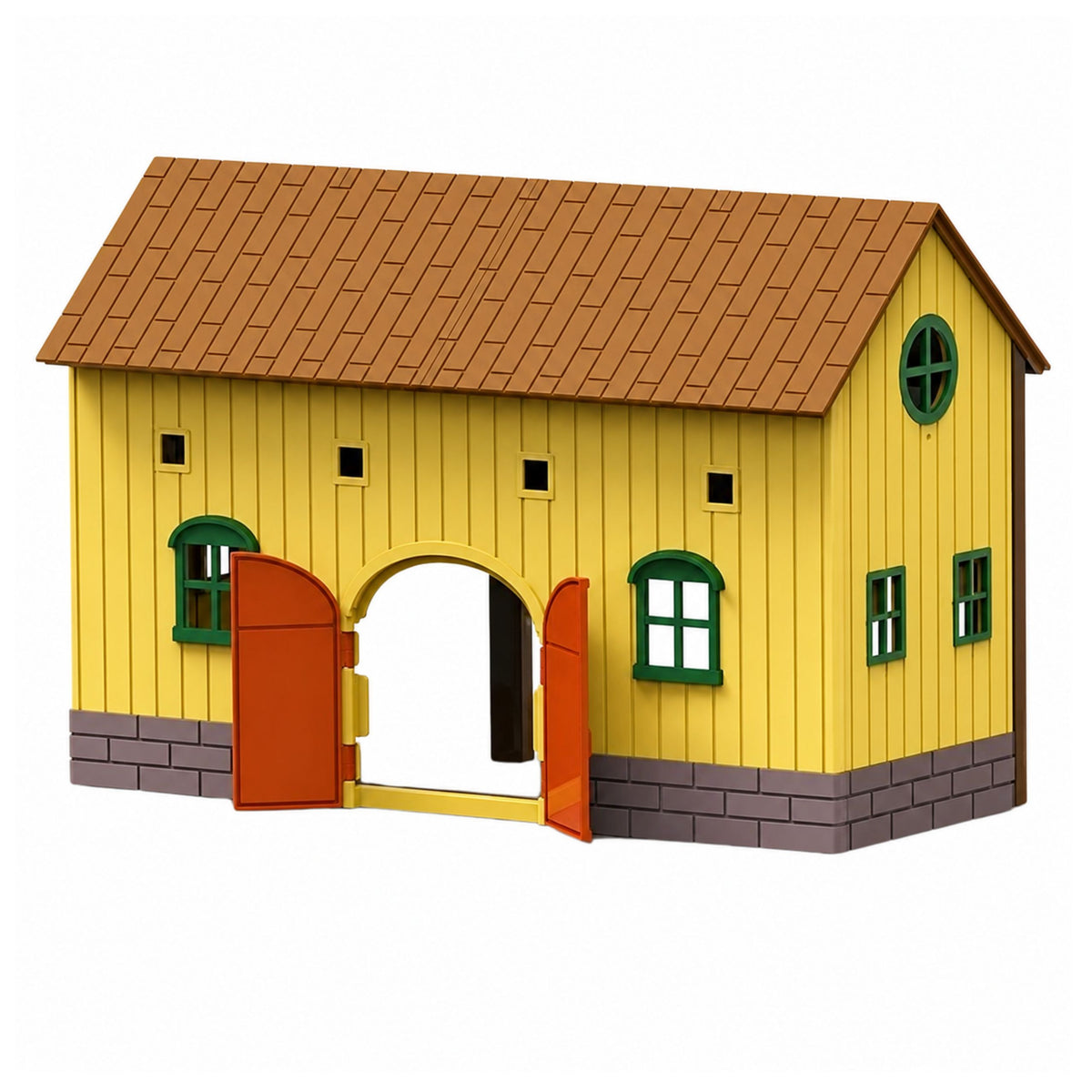 Set Farm Horse Stables Horse Jumping Hills Figures Accessories 69 Pcs.