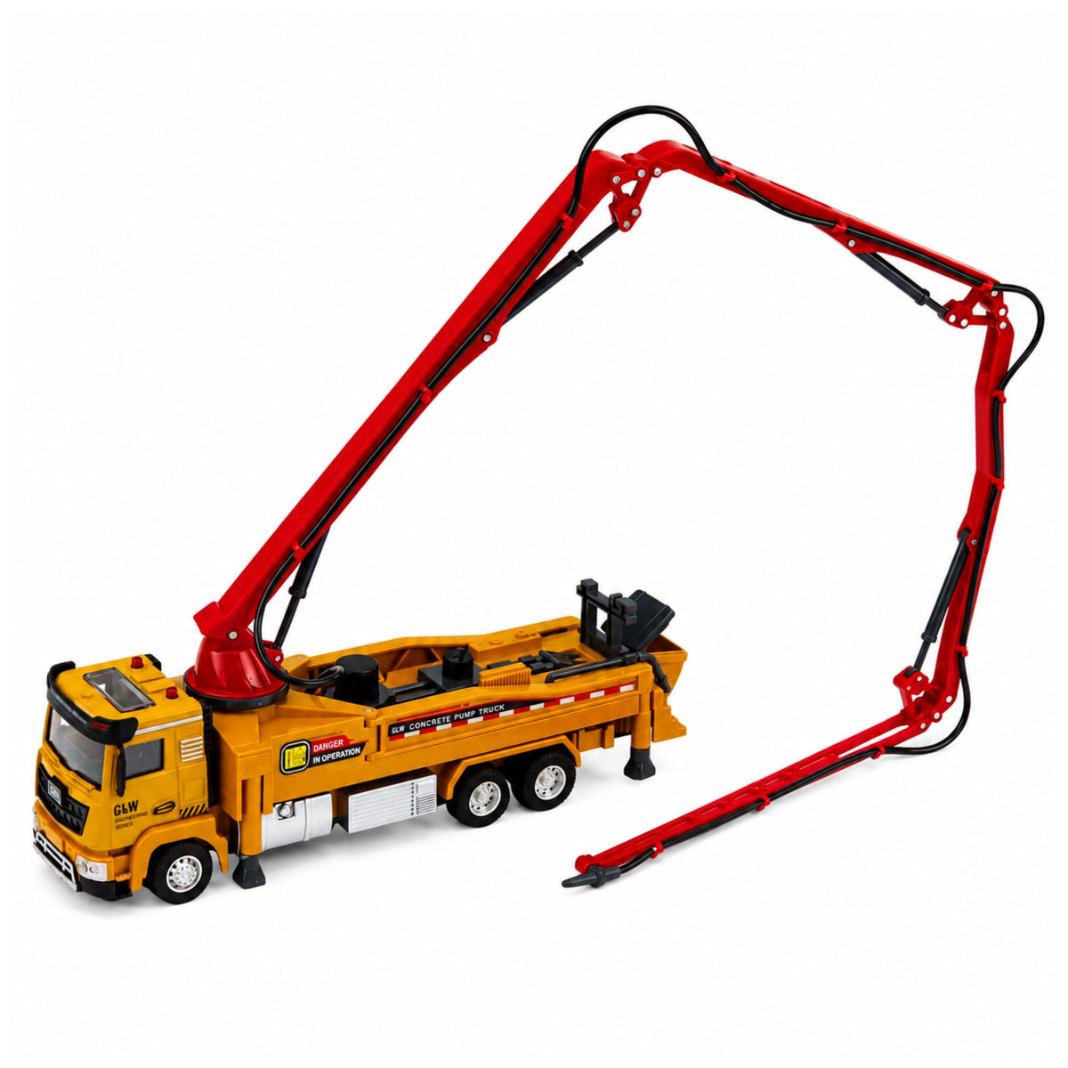 Concrete Pump Truck With Lights Sounds Water Drive 1:40