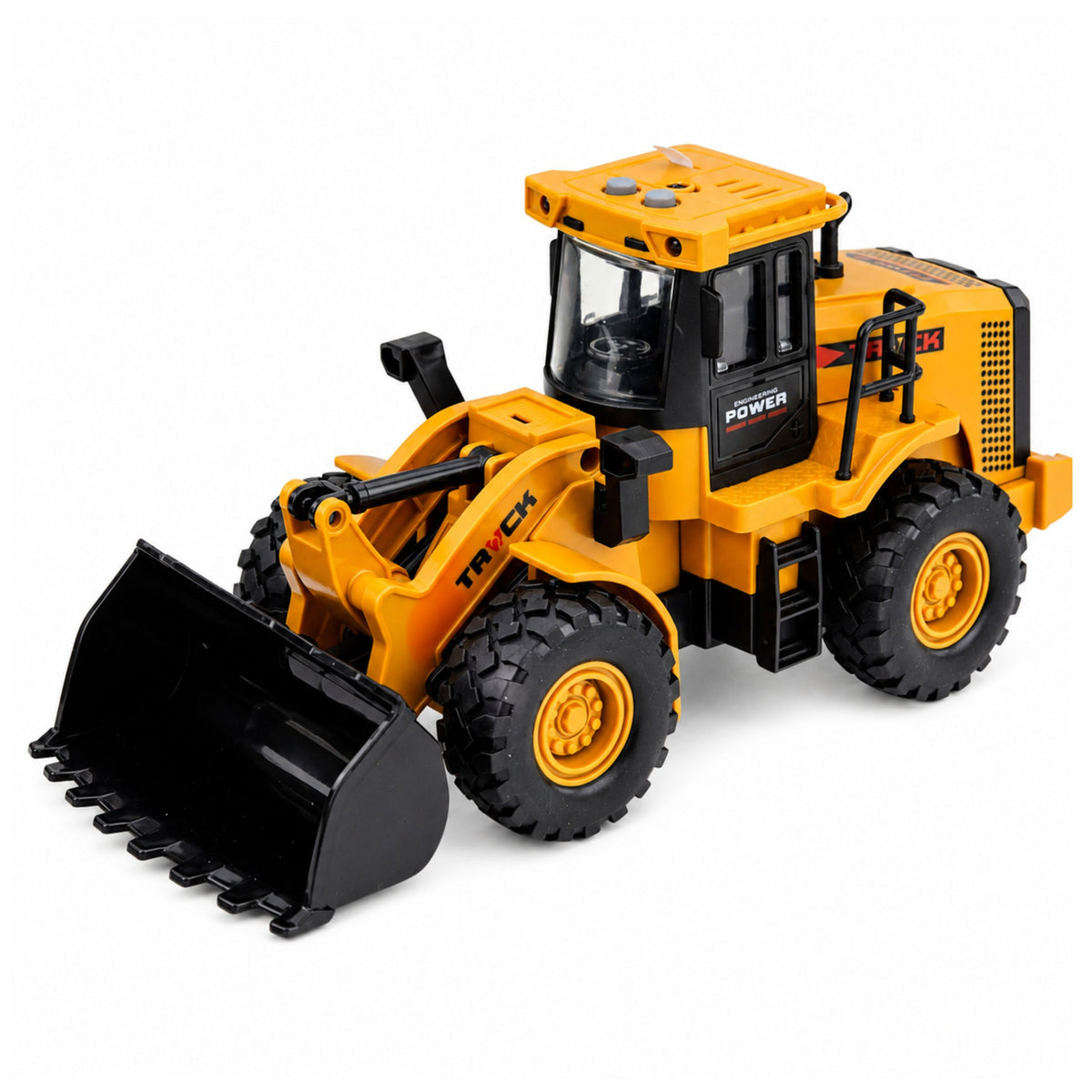 Construction Vehicle Excavator With Movable Bucket Lights Sounds Yellow 1:43