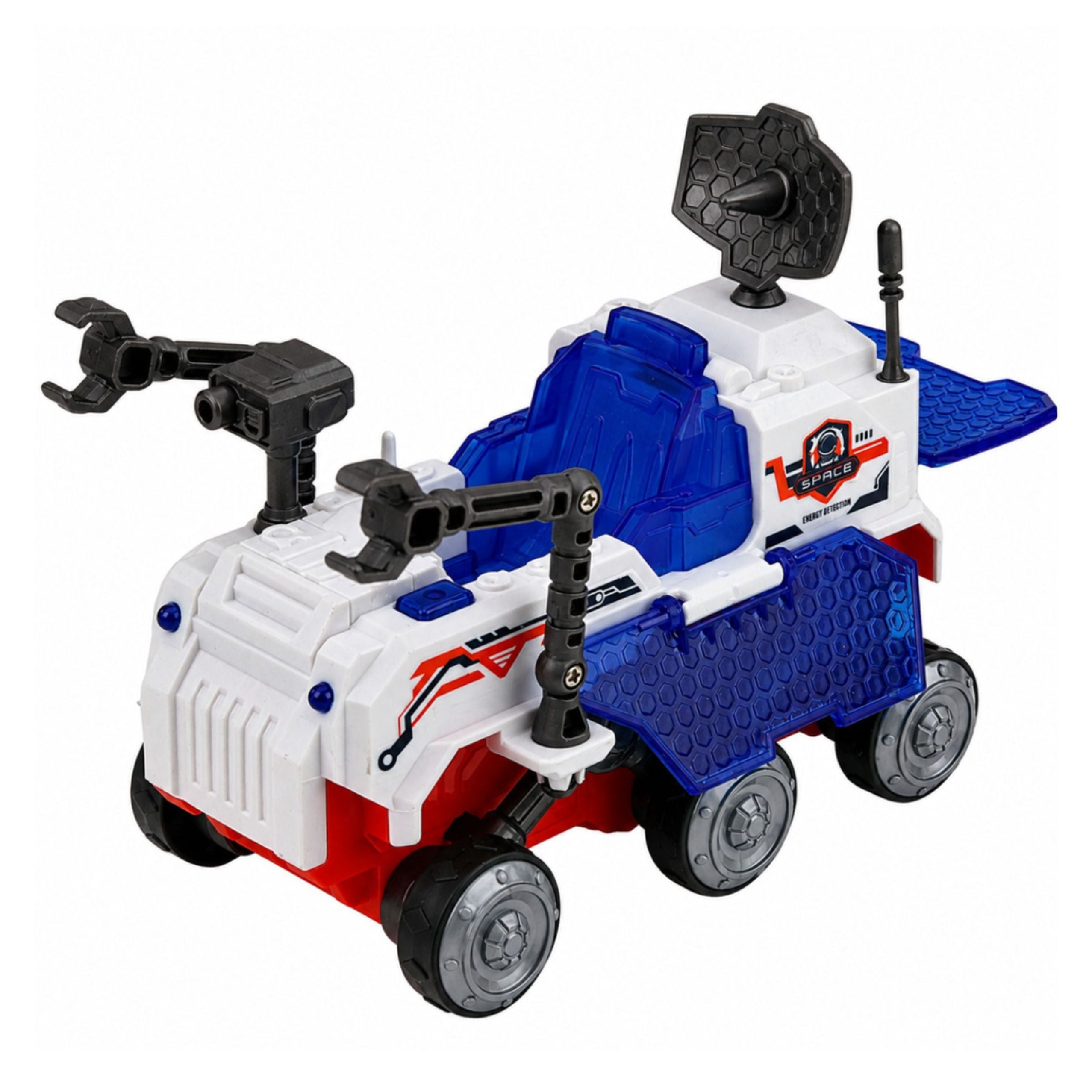 Large Space Set Ufo Rockets Rover Vehicles Ship Alien 8 Pcs.