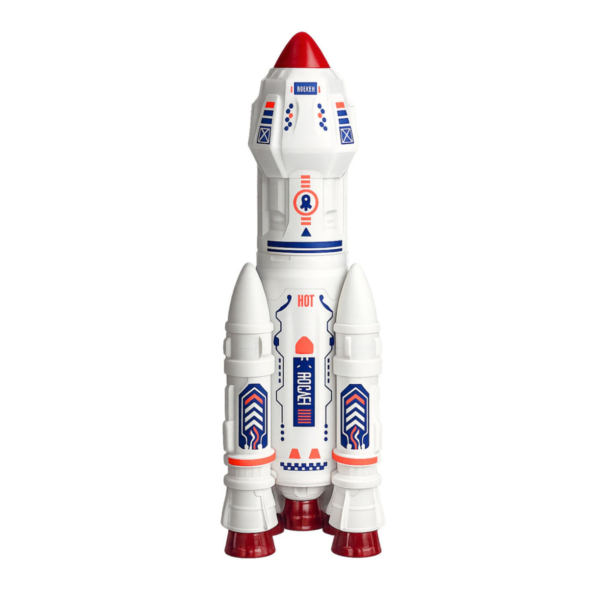 Grote ruimteset Station Rocket Shuttle verkenningsvoertuig Astronauten