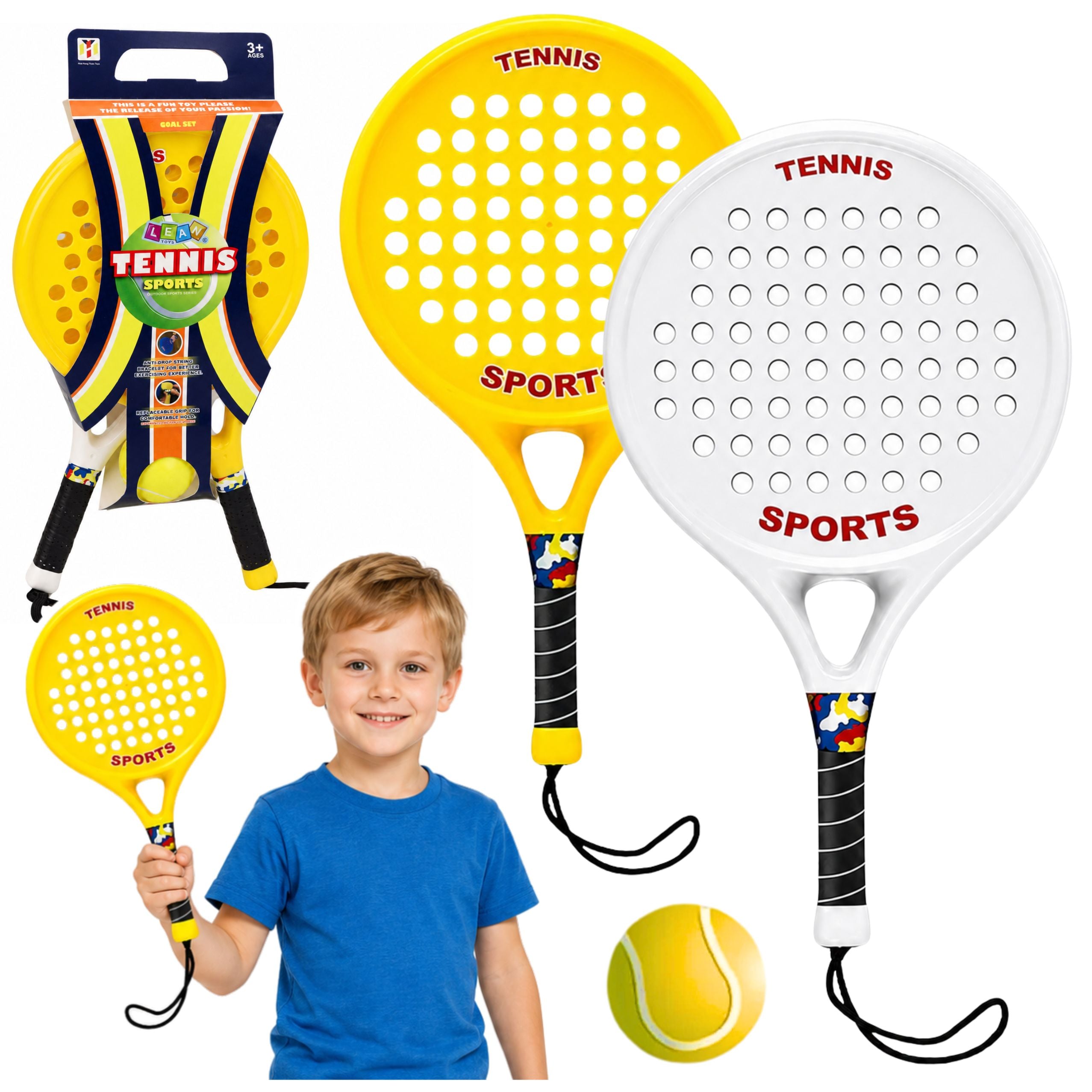 Sports Set For Playing Beach Tennis Garden Tennis Rackets Foam Ball