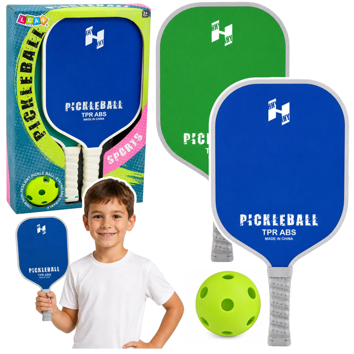 Tacar Raicéad Pioball Leadóige Glas Agus Gorm