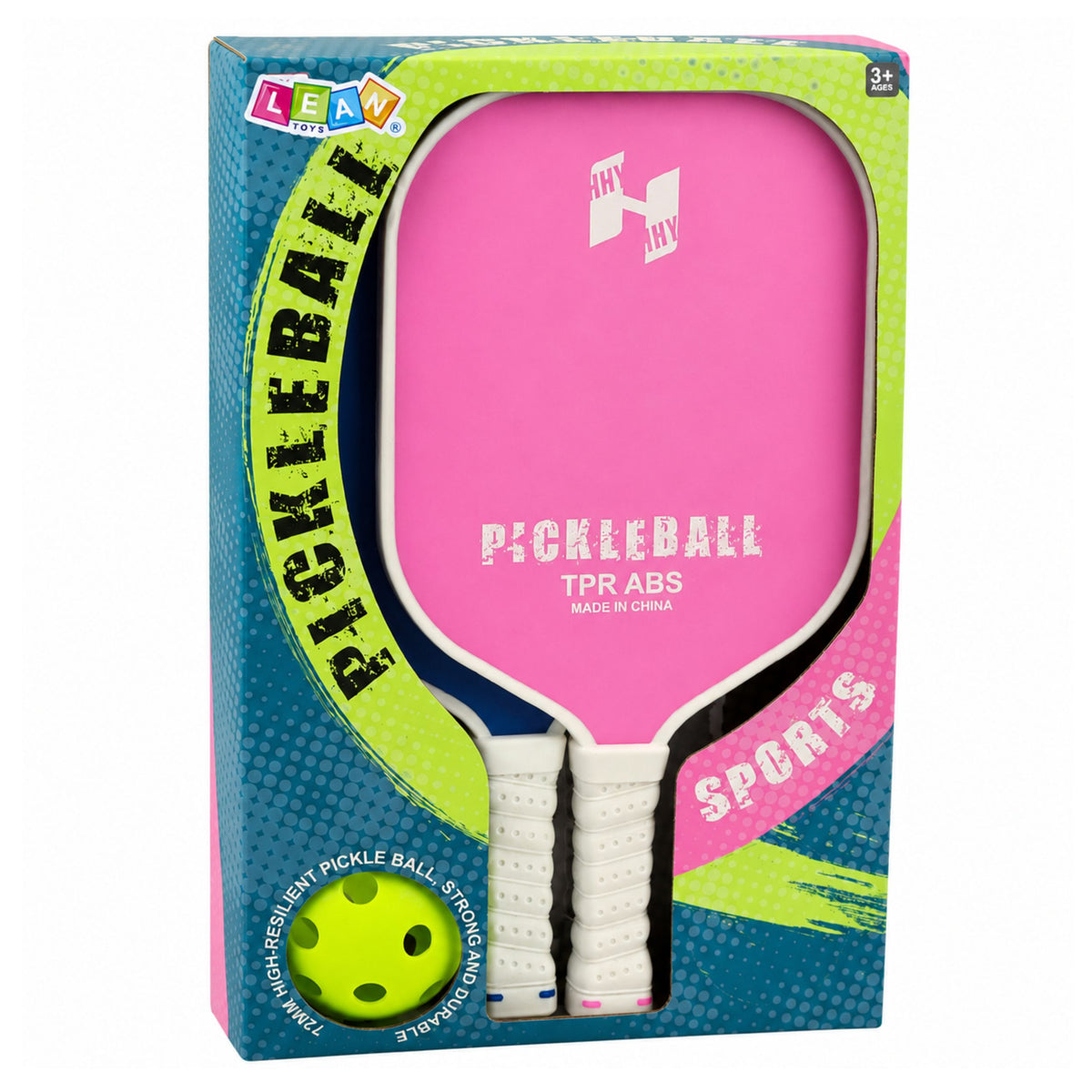Pink And Blue Tennis Badminton Pickleball Racket Set