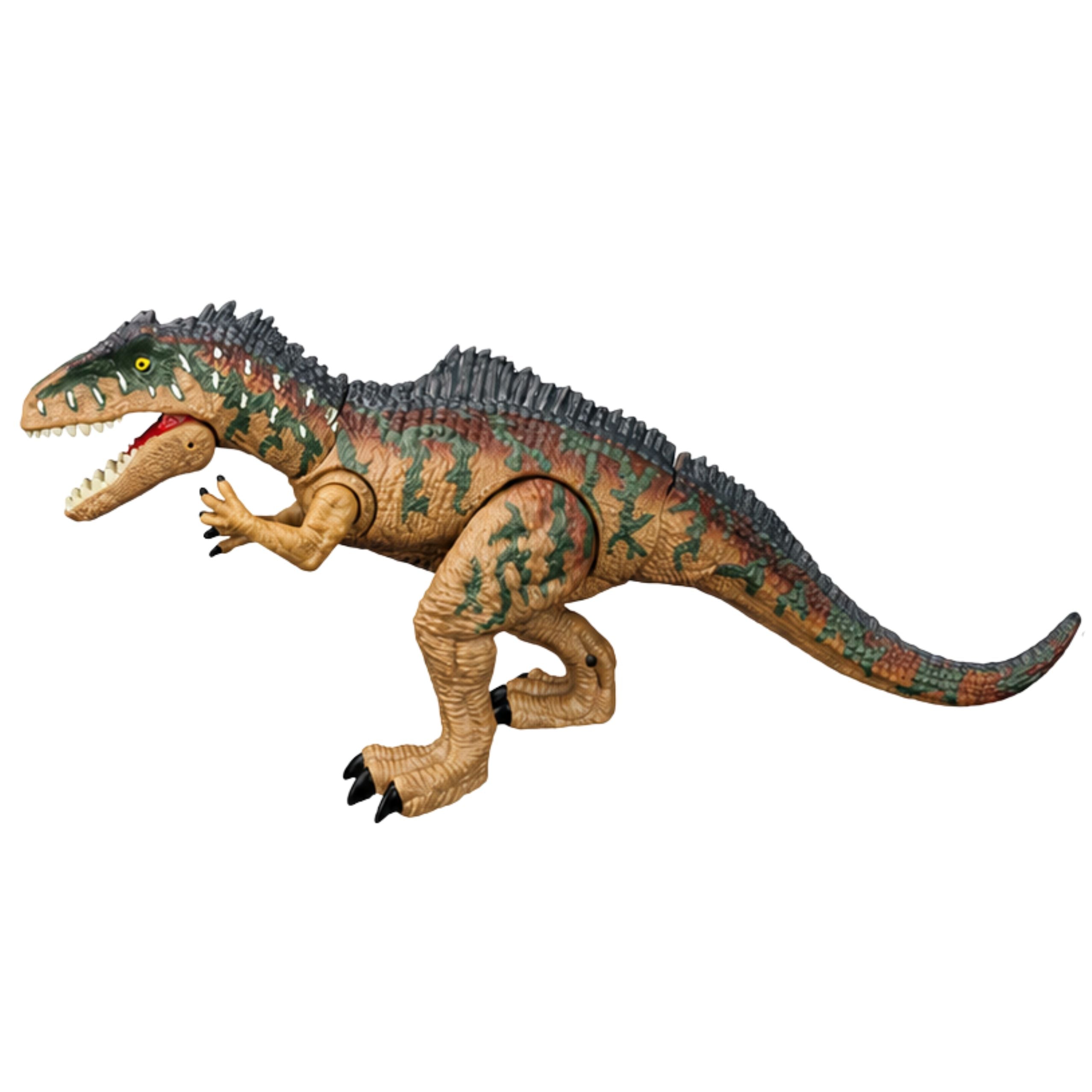 Set Of Dinosaurs Moving T-rex Spinosaurus Pteranodon Brachiosaurus Sounds