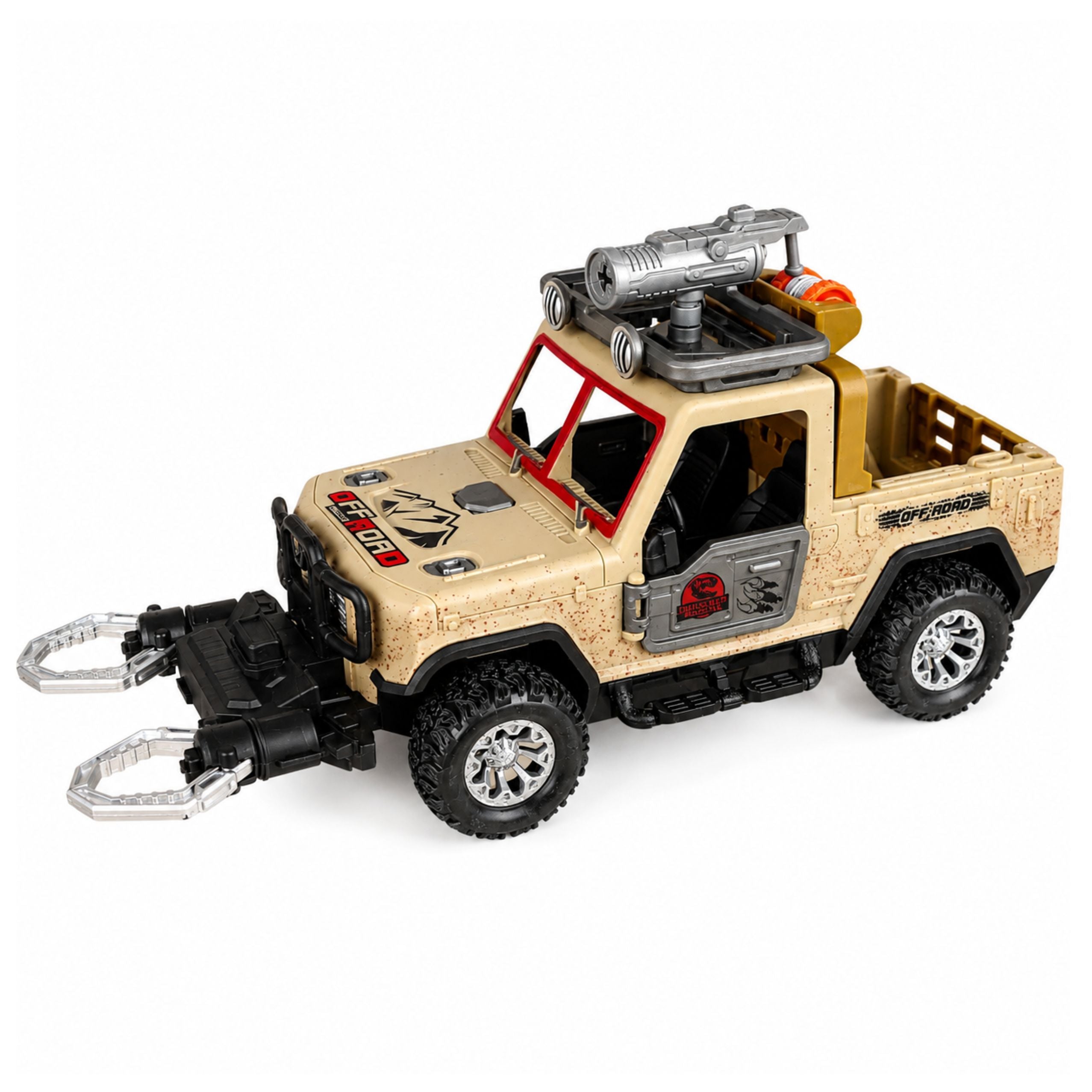 Dinosaur Hunter Set Dinosaur T-rex Figure Hunter Car Sounds