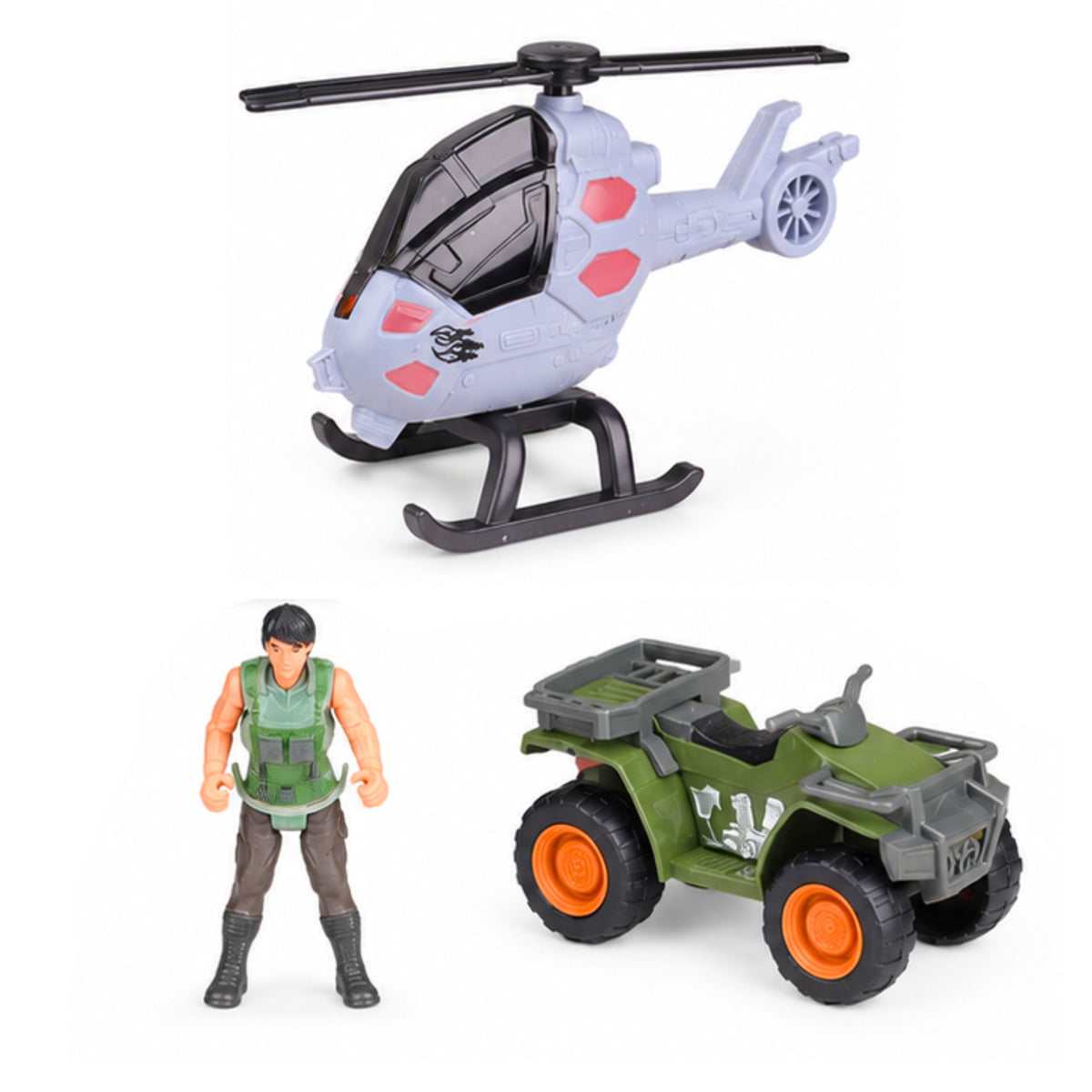 Eksplorator quadów do bazy badawczej Dinosaur Park Gate Helikopter