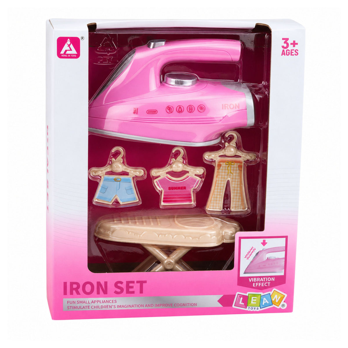 Ironing Set Iron With Vibration Light Sounds Accessories