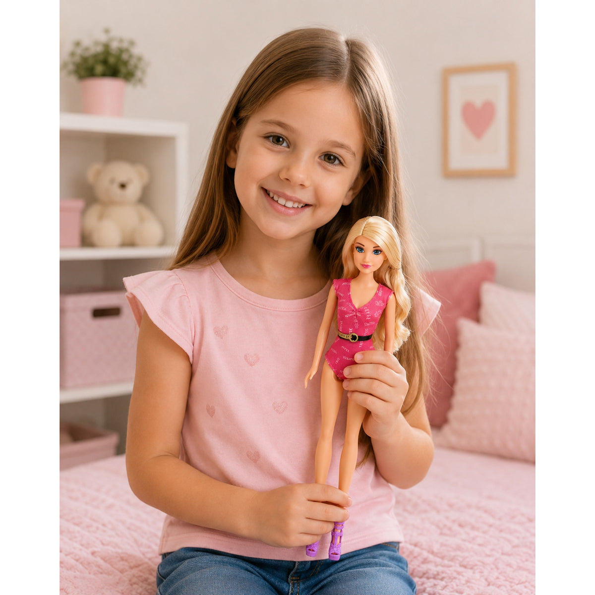 Anlily Doll In Swimsuit Beach Bag And Accessories Set