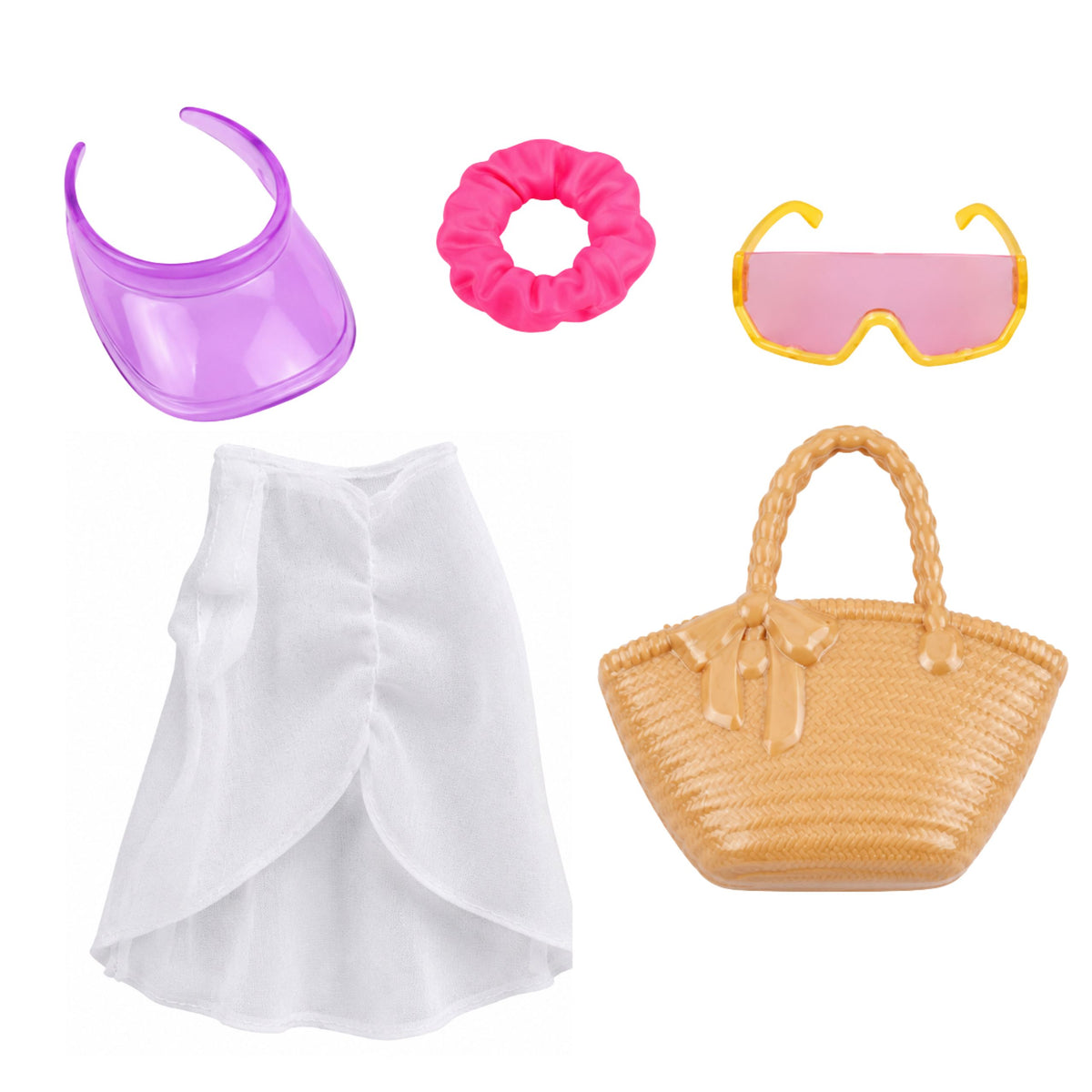 Anlily Doll In Swimsuit Beach Bag And Accessories Set