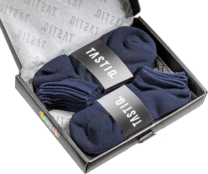 Meias Tastic 6-pack Giftbox azul marinho