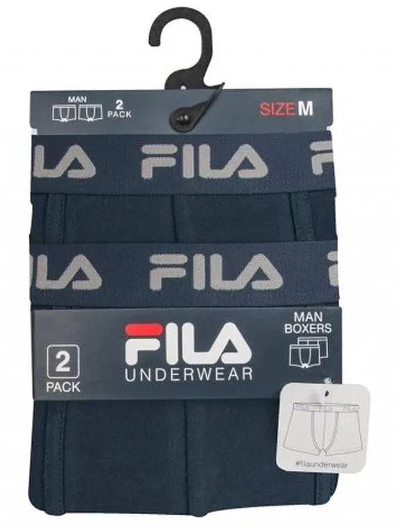 Boxers Hombre Fila 2-pack Azul Marino