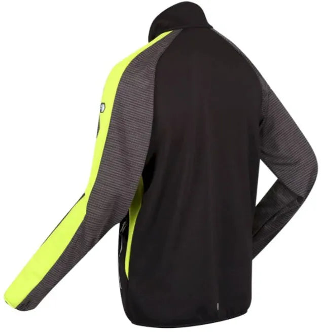 Herre sweatshirt Regatta Mænd Yare Vi Extol Stretch Softshell Jakke Sort