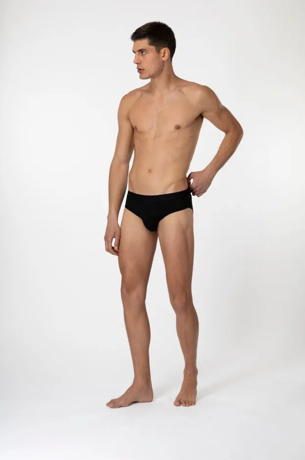 Pánske slipy fila 2-balenie čierne l