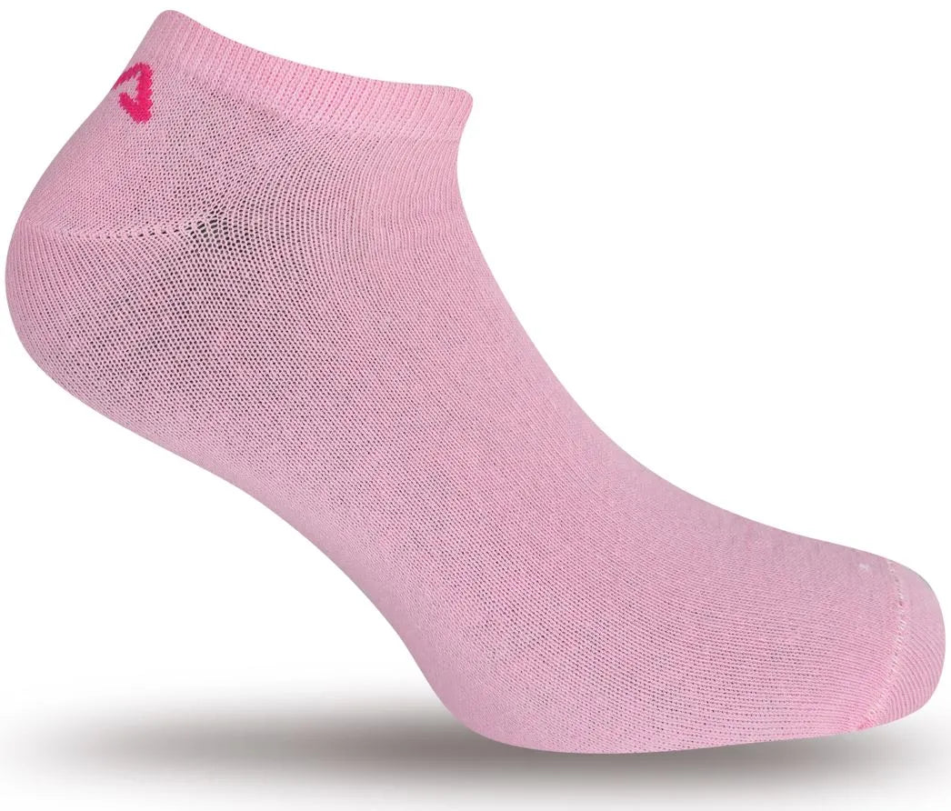 Fila Ladies Socks 3-Pack: White/Pink, tamanho 39-42