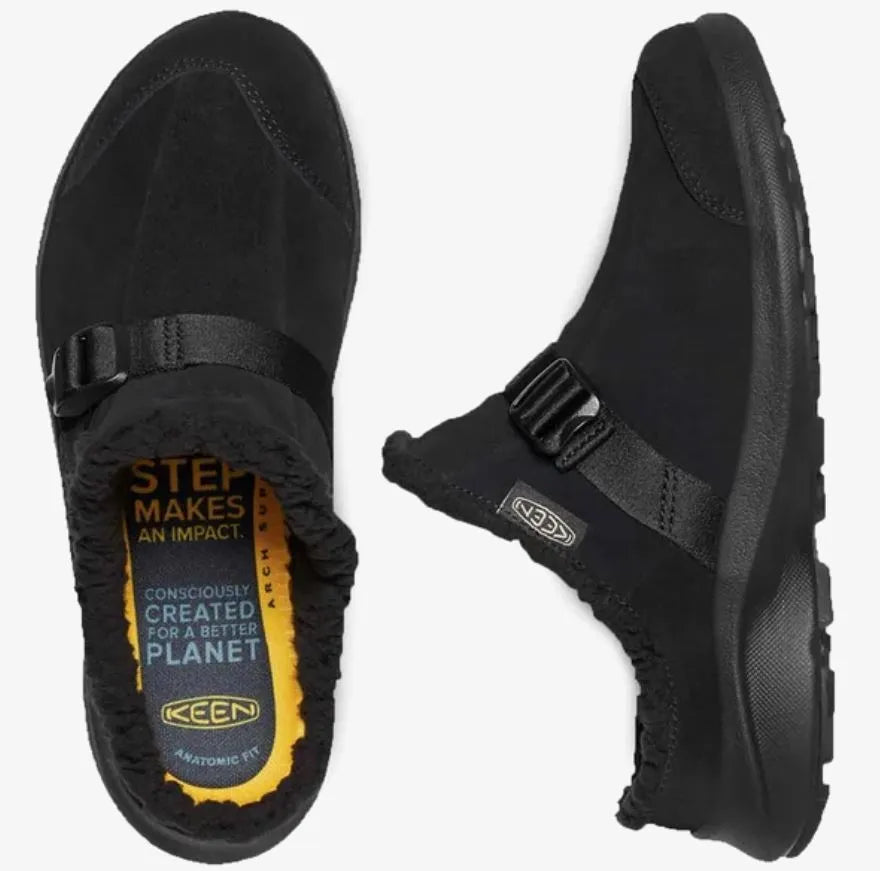 Zueco Keen Hood Mujer Negro/negro Negro