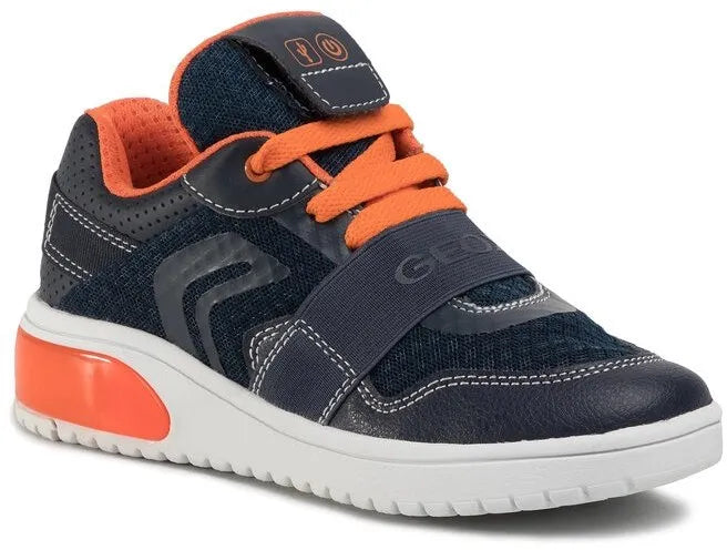 Chaussures Enfant Geox Jr Xled Sneaker Bleu Foncé