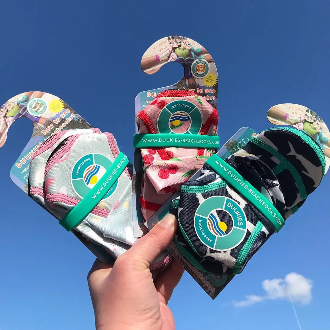 Duukies keet chaussettes de plage vert 34-35