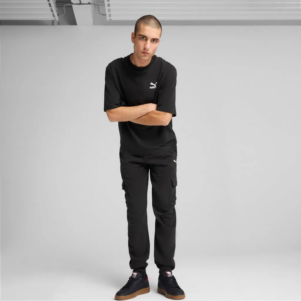 Pantalon Cargo Ess Fl Cl Noir