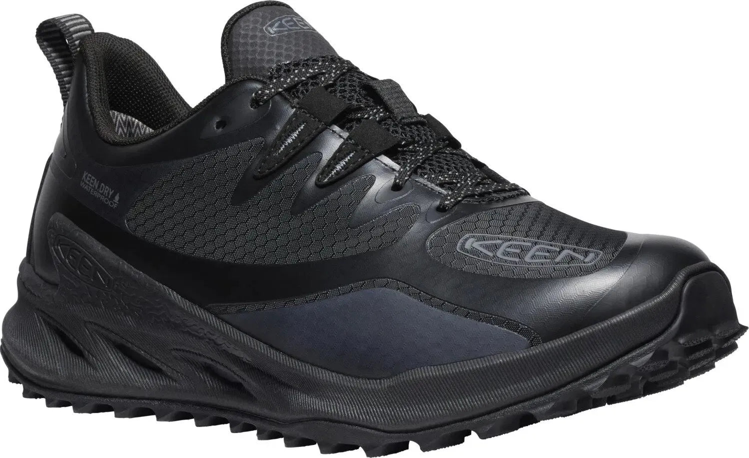 Women's Shoes Keen Wmns Zionic Wp Black/black Black