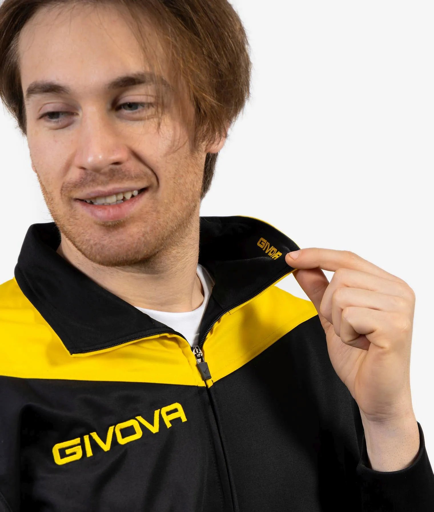 Set sportivo Givova Roma Nero-giallo Nero 2xl