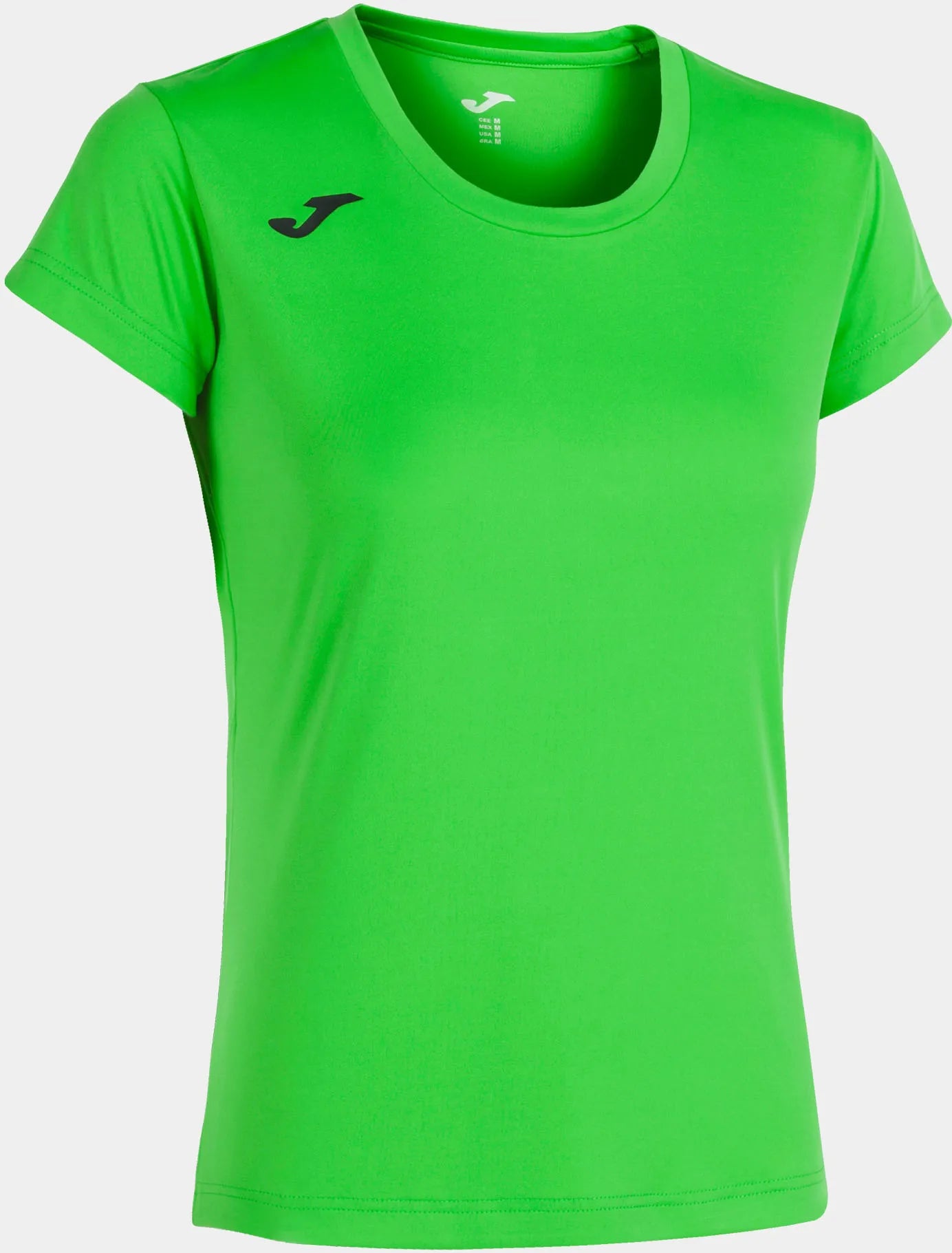 Camiseta feminina joma record ii verde fluor l