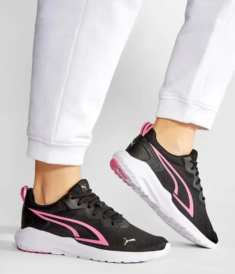 Puma Unisex All-day Active Black-sunset Pink Shoes Black