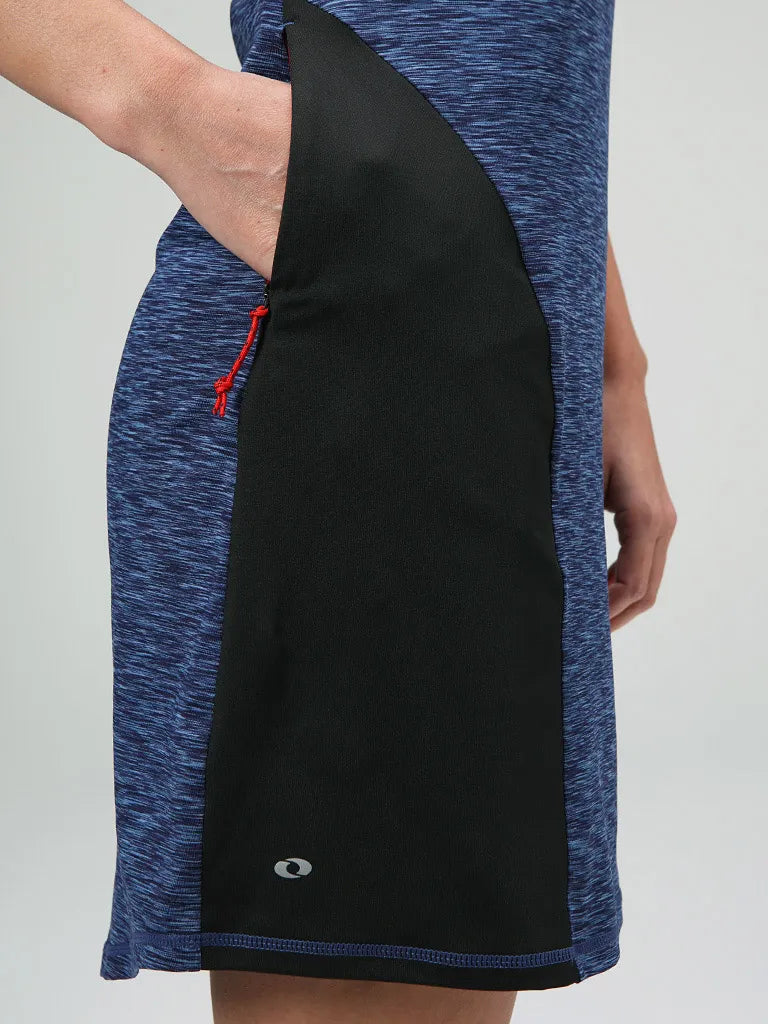 Дамска рокля Loap Mapsa Blu-blk Blue