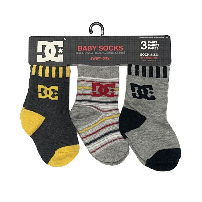 Calcetines Bebé Dc Stripe Crew 83726t Wielokolorowy 0-6 miesięcy