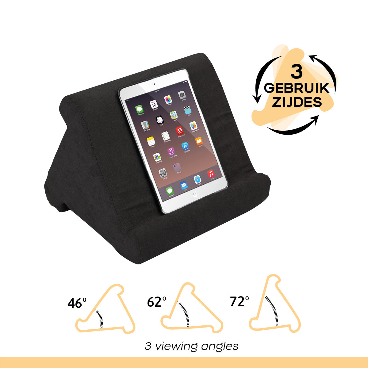 Set di cuscini per tablet Orange Donkey - grigio e blu