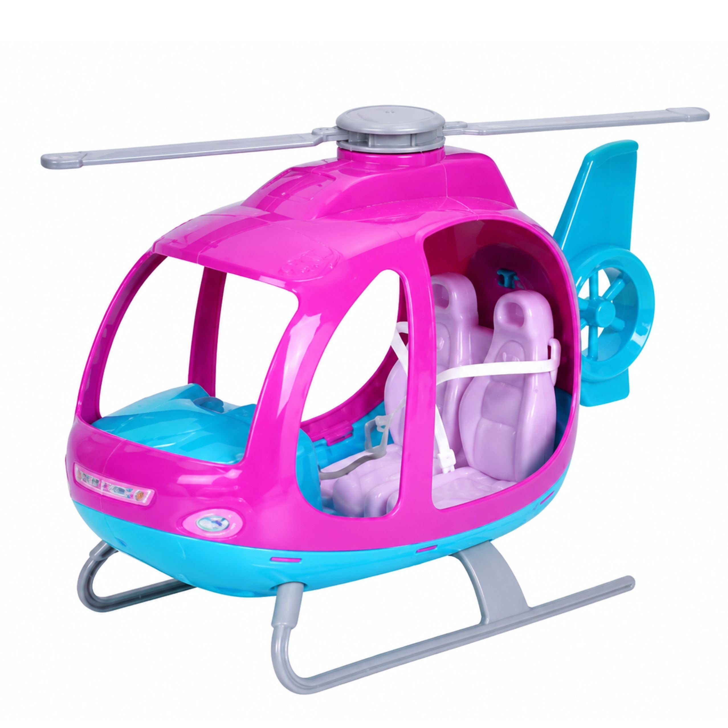 Anlily Doll Set Large Helicopter Movable Propellers Purple Set