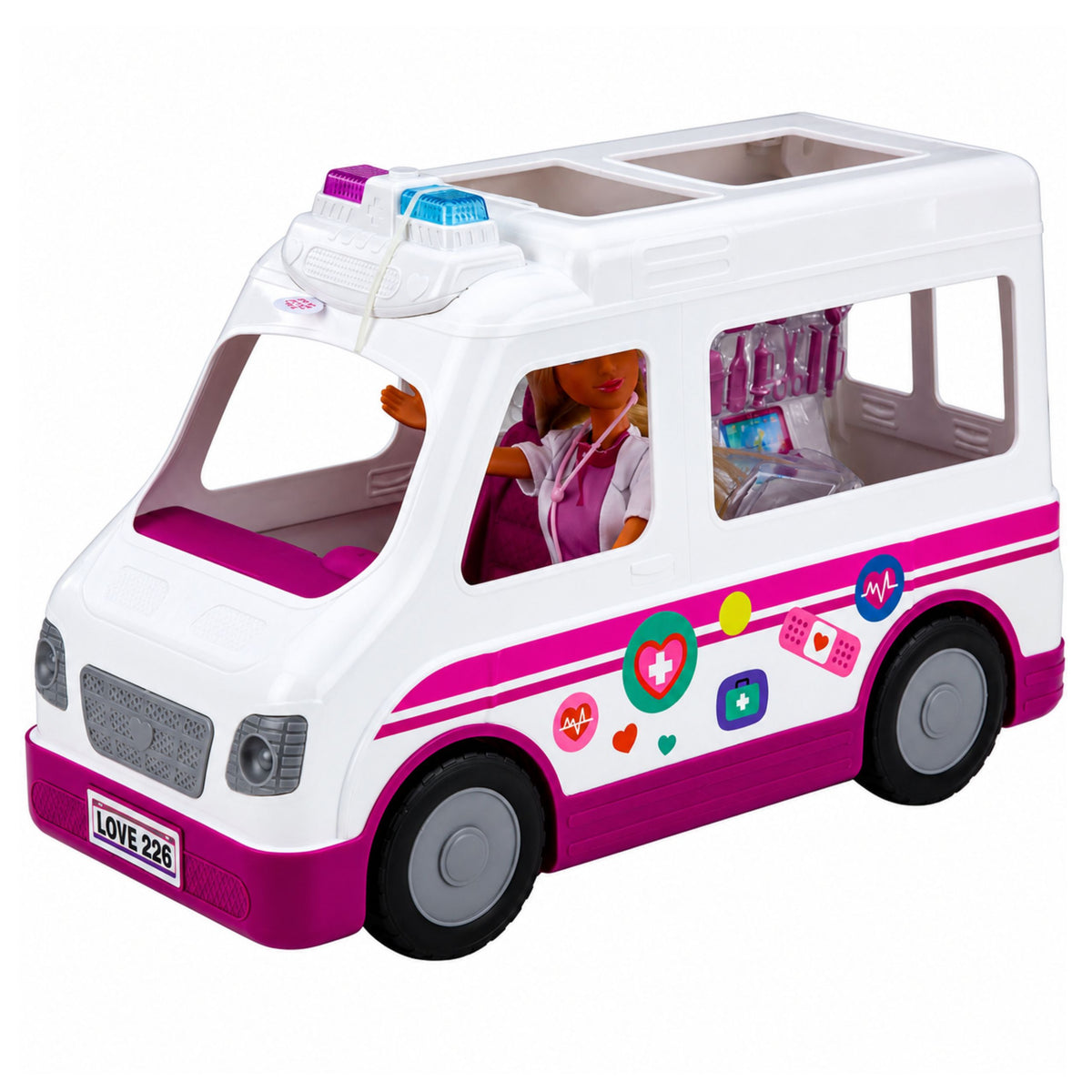 Anlily Doll Doctor Nurse Ambulance Medical Accessories
