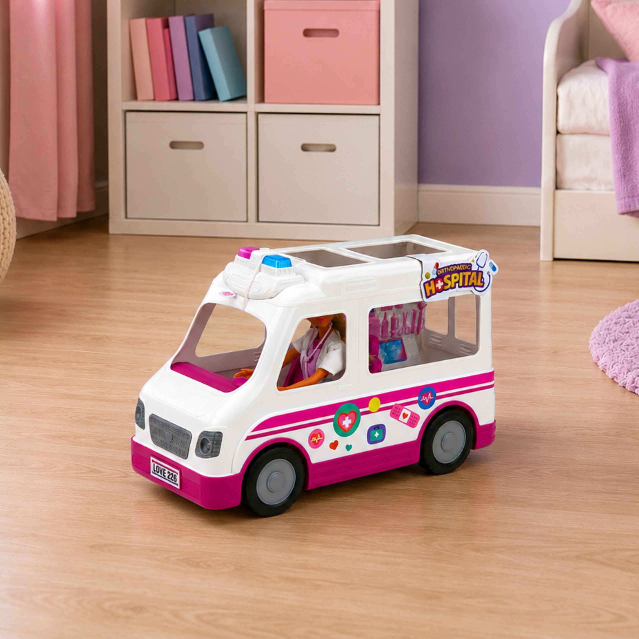 Anlily Doll Doctor In Ambulance Medical Accessories Set