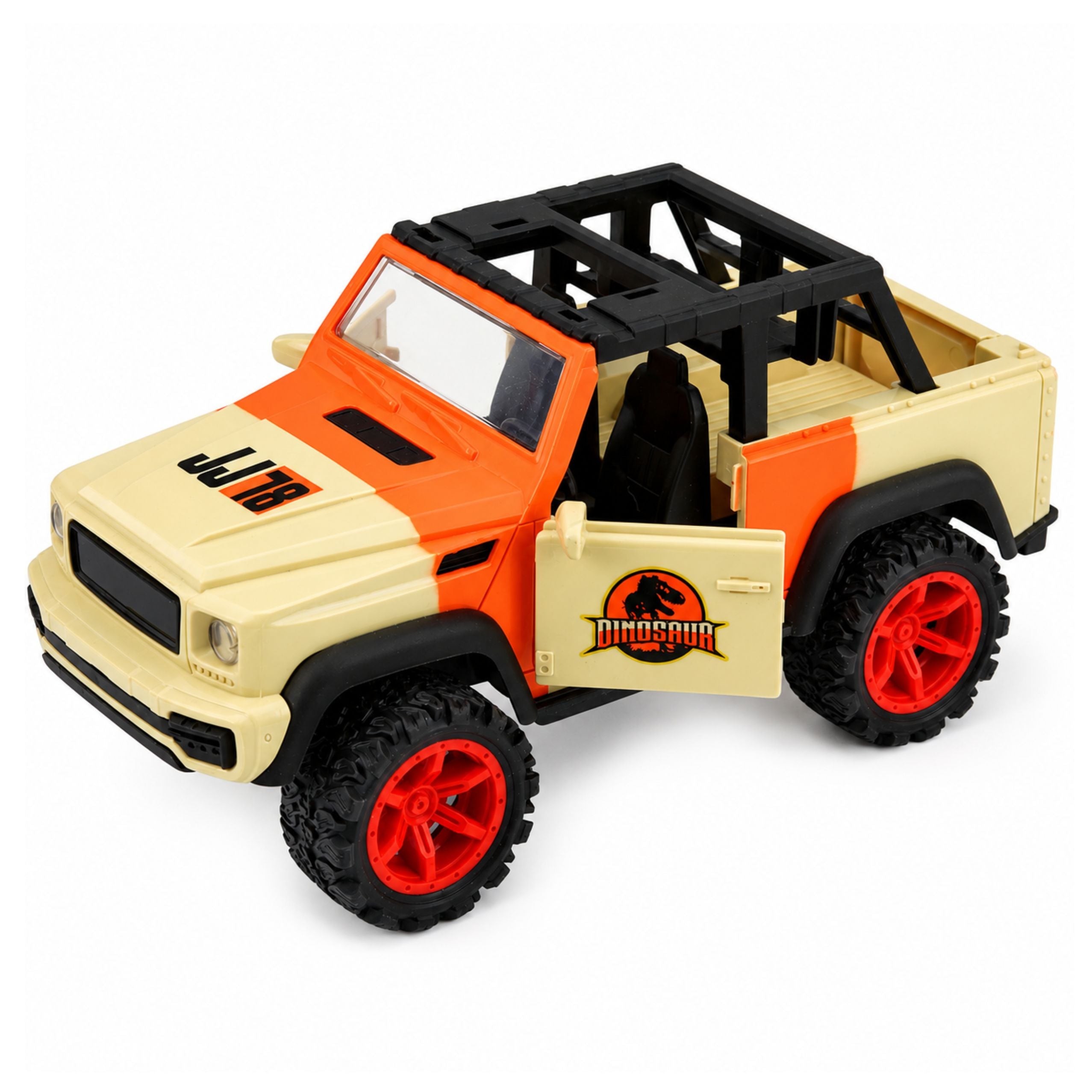 Off-road Vehicle With T-rex Dinosaur Lights Sounds Opening Doors