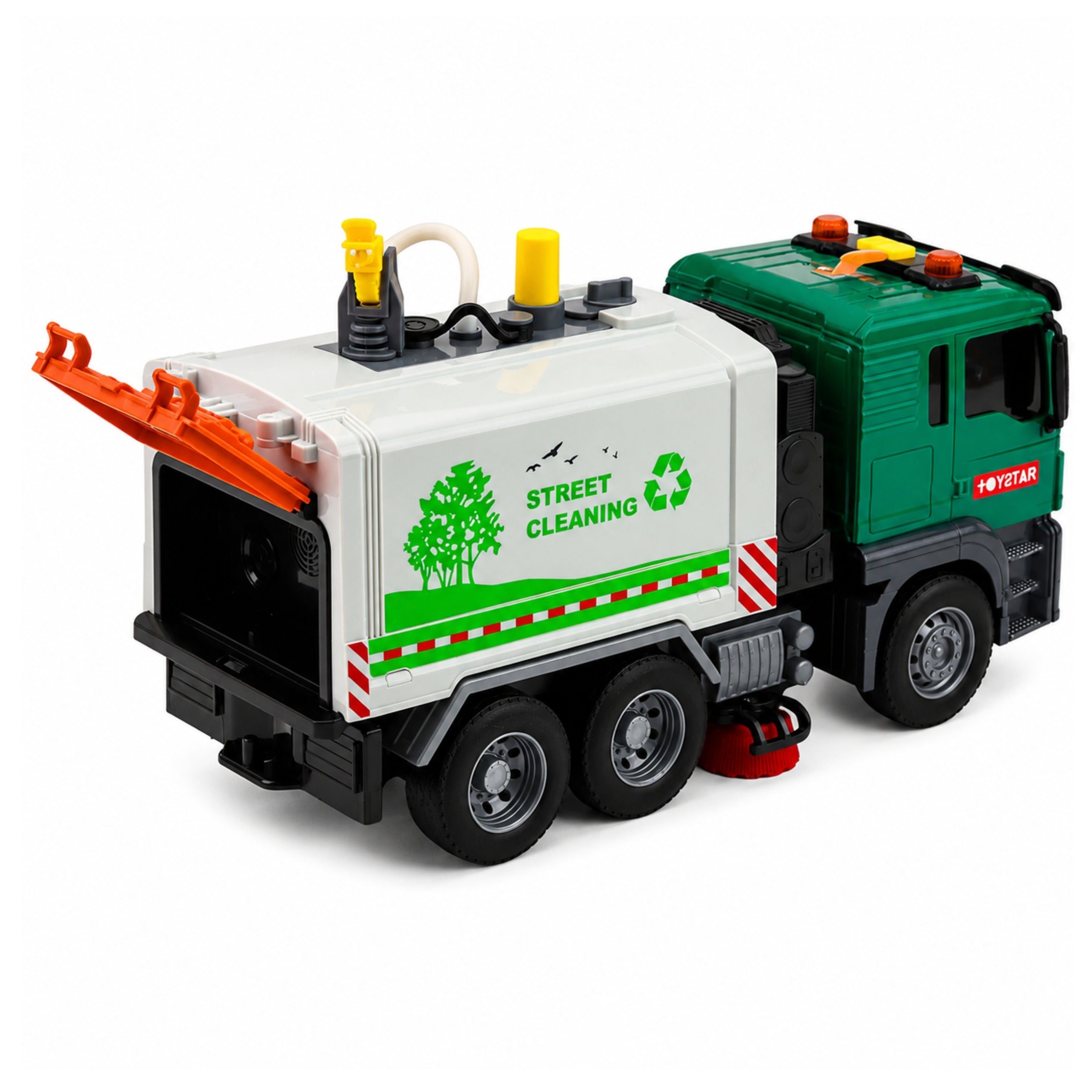 Street Sweeper Truck Water Function Lights Sounds 1:14