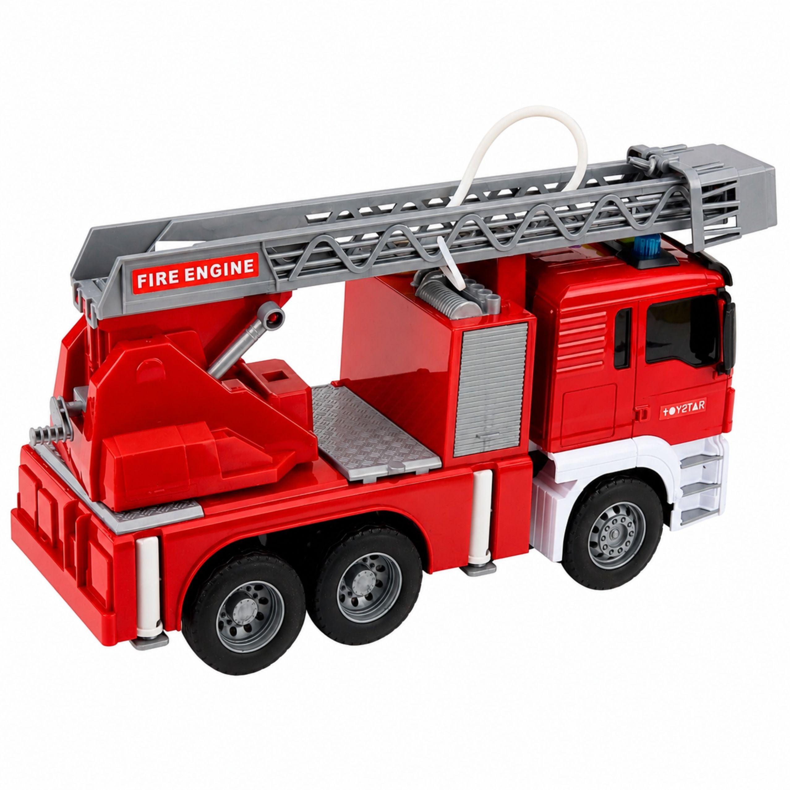Fire Truck With Boom Water Pouring Function Lights And Sounds