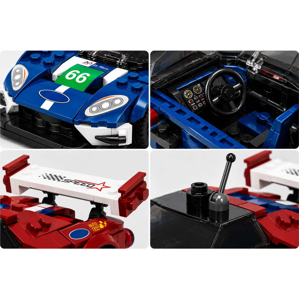 Byggklossar Sportbil Gt2016 Racing Vitrin 347 st.