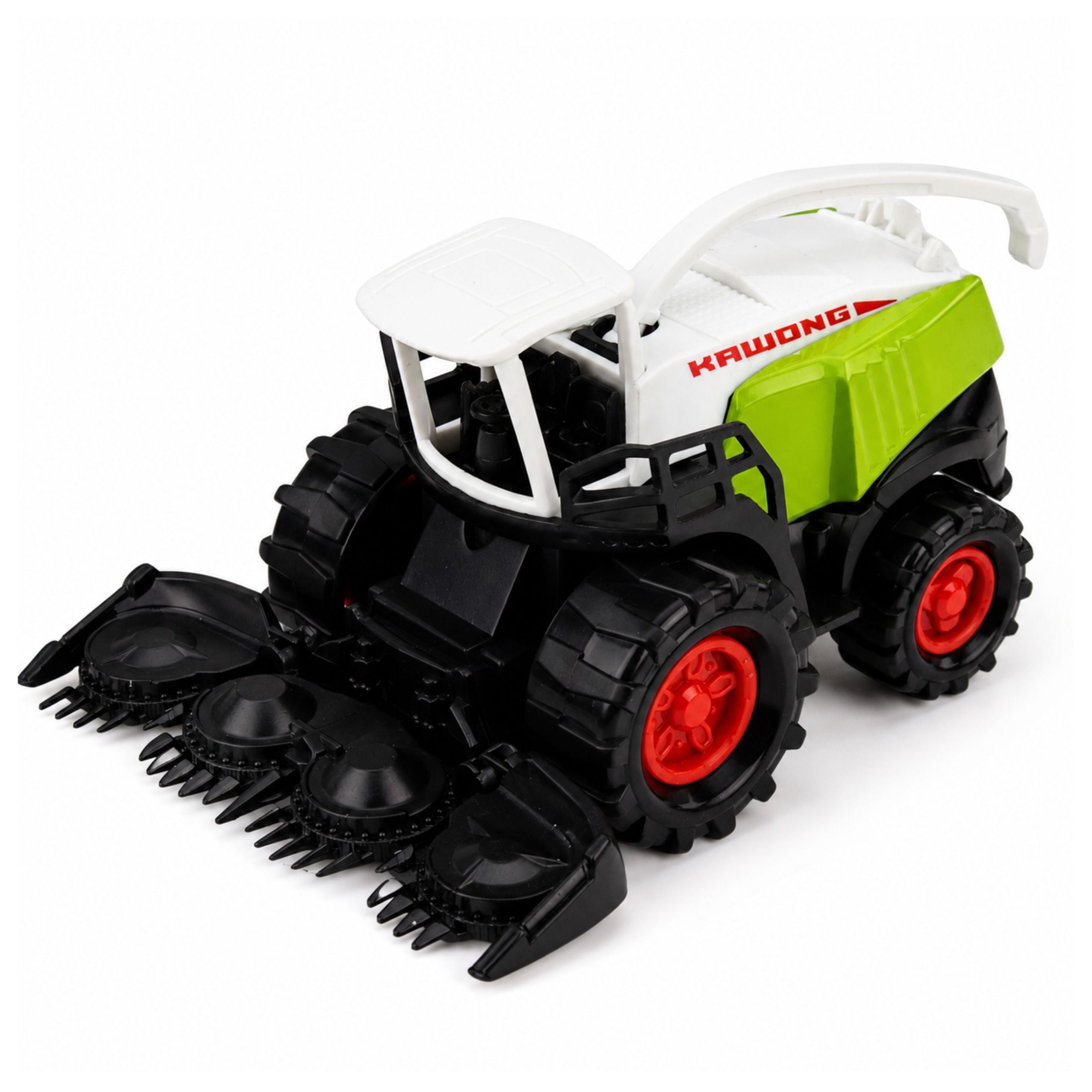 Set Of Agricultural Vehicles Tractor Forage Harvester Timber Trailer 1:68 4 Pcs.